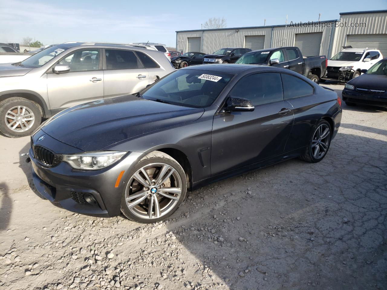 2016 Bmw 435 Xi Charcoal vin: WBA3R5C58GK373287