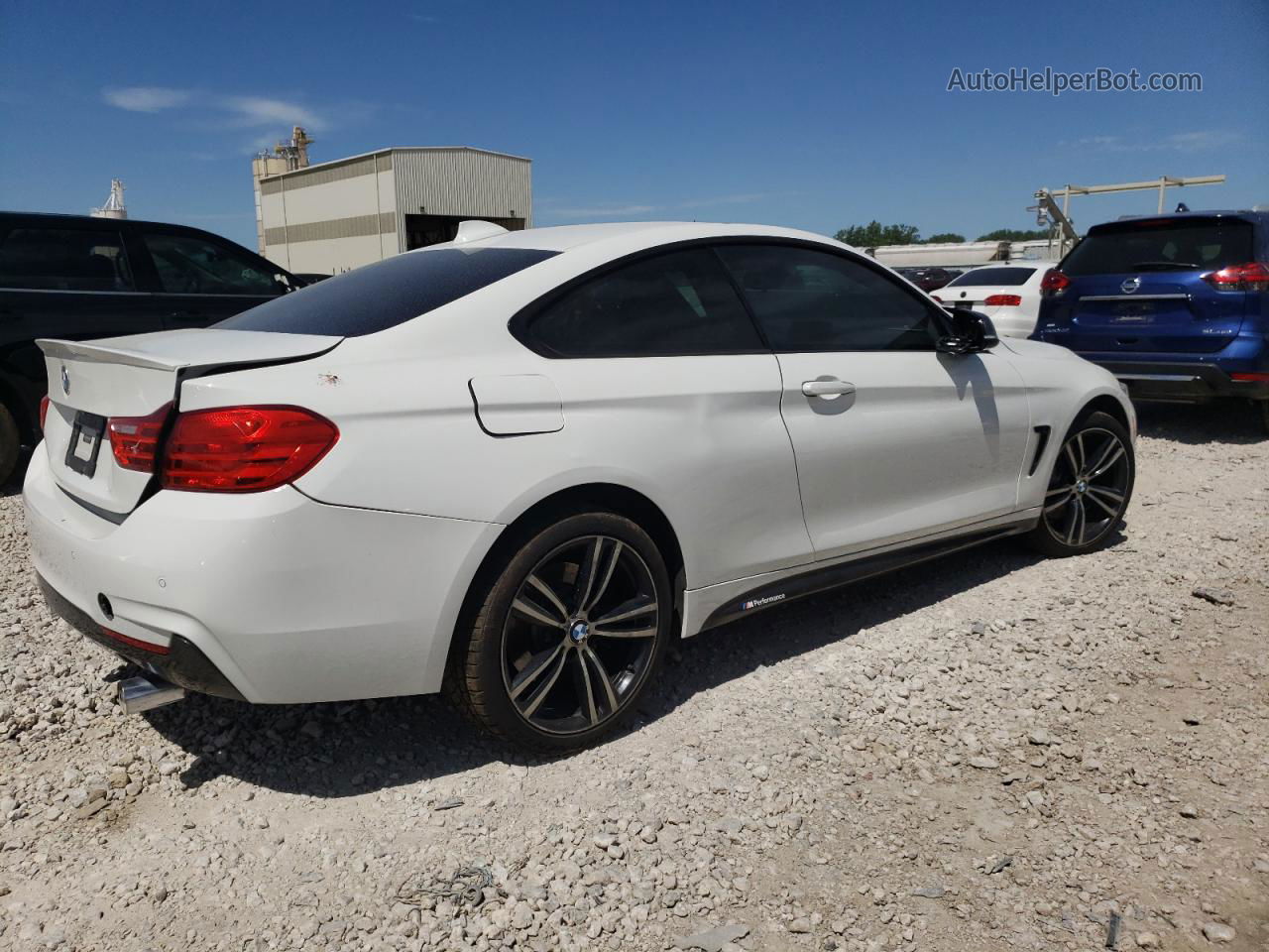 2016 Bmw 435 Xi White vin: WBA3R5C58GK373998