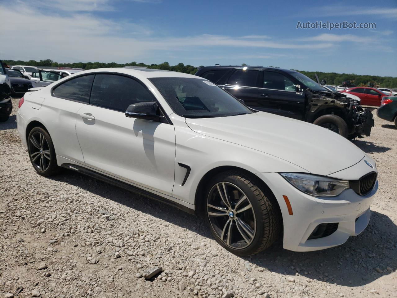 2016 Bmw 435 Xi White vin: WBA3R5C58GK373998