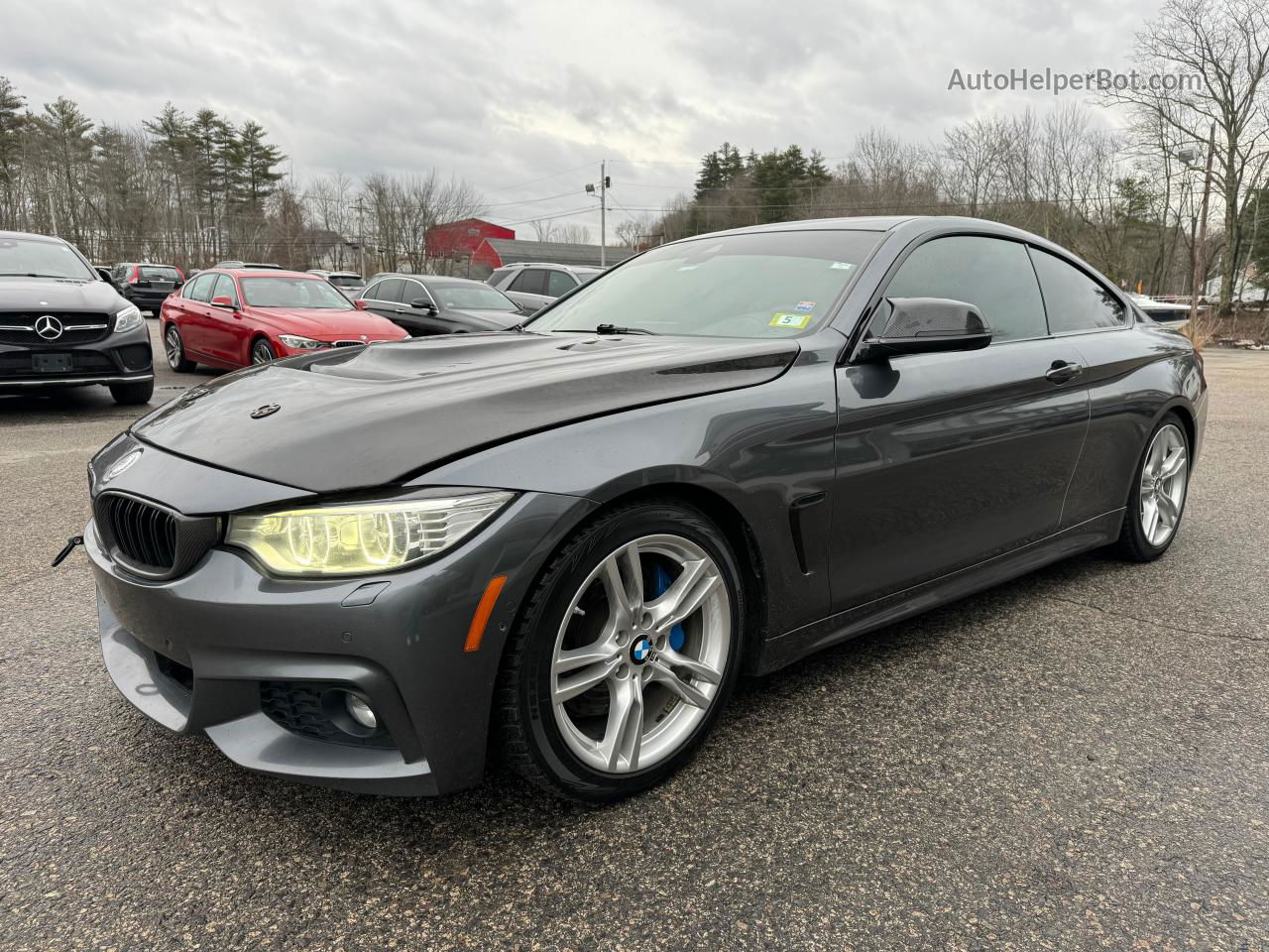 2016 Bmw 435 Xi Gray vin: WBA3R5C58GK374360