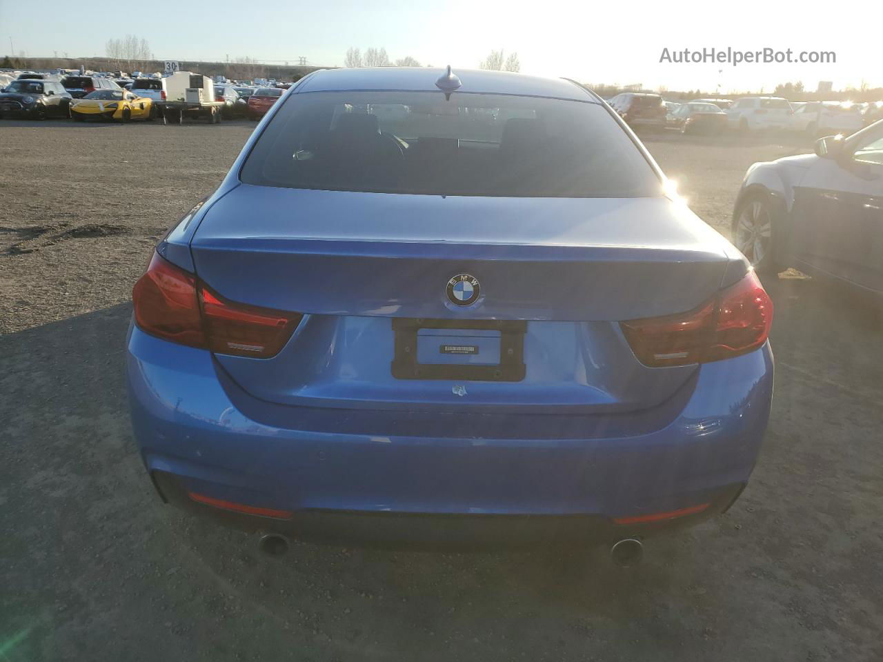 2016 Bmw 435 Xi Blue vin: WBA3R5C59GK374626