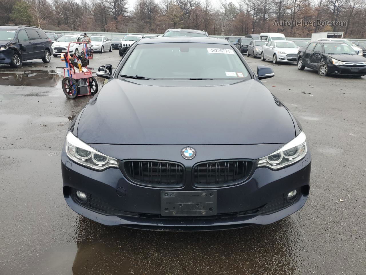 2015 Bmw 435 Xi Blue vin: WBA3R5C5XFK372186