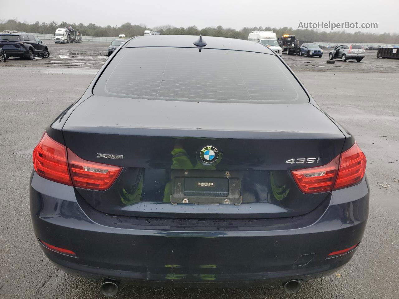 2015 Bmw 435 Xi Blue vin: WBA3R5C5XFK372186