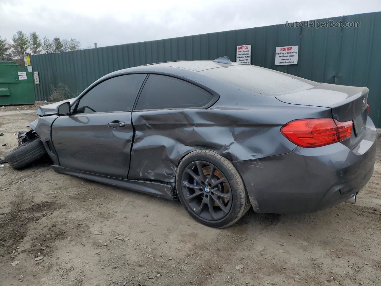 2016 Bmw 435 Xi Charcoal vin: WBA3R5C5XGK374215