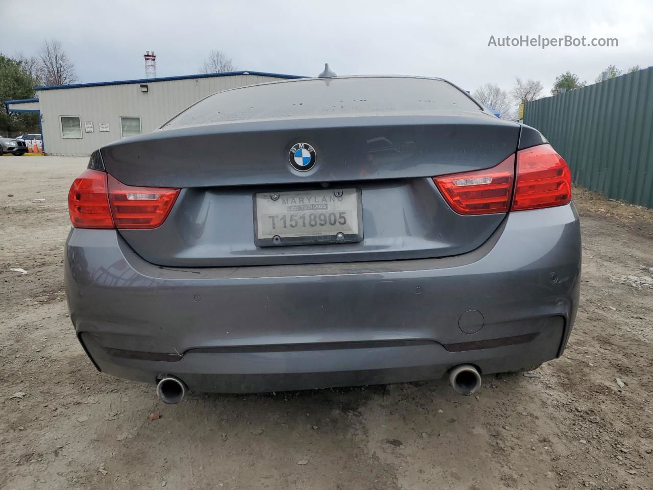 2016 Bmw 435 Xi Charcoal vin: WBA3R5C5XGK374215