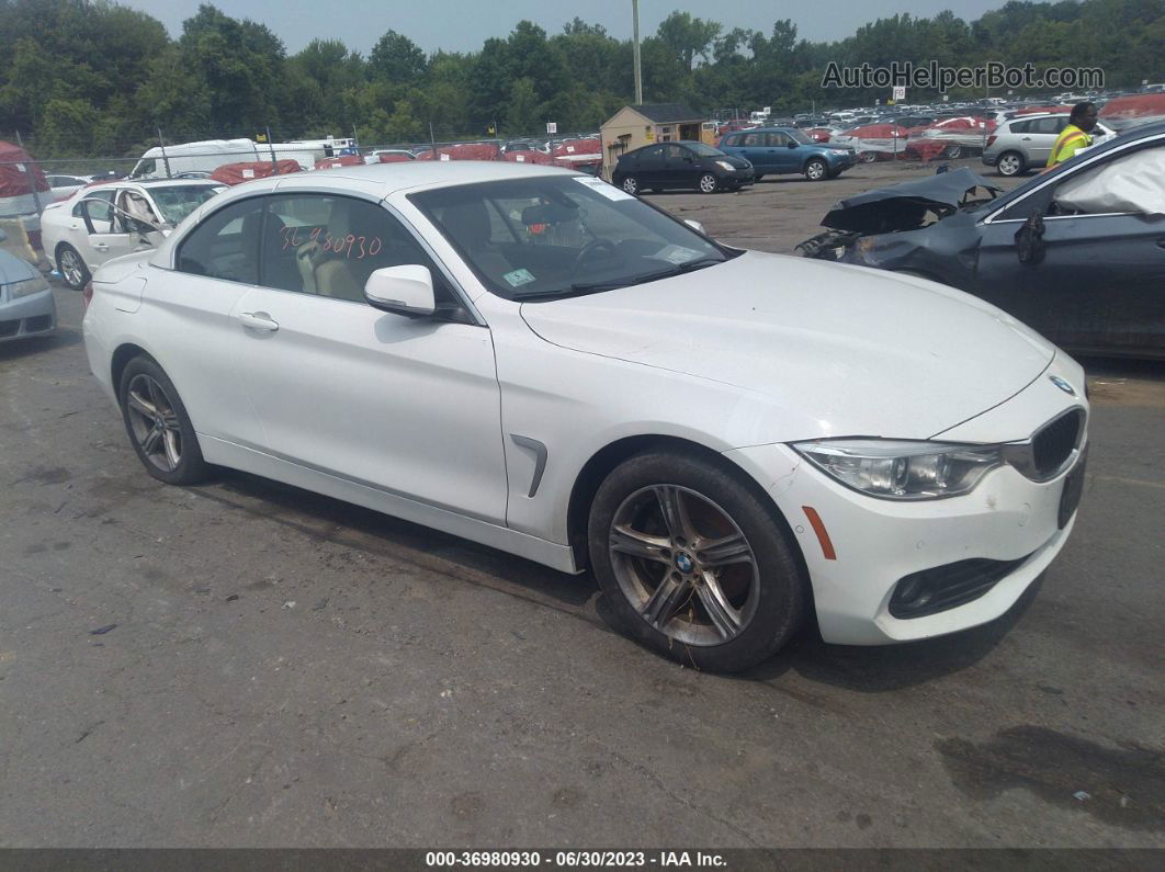 2015 Bmw 4 Series 428i Xdrive Белый vin: WBA3T1C50FP820724