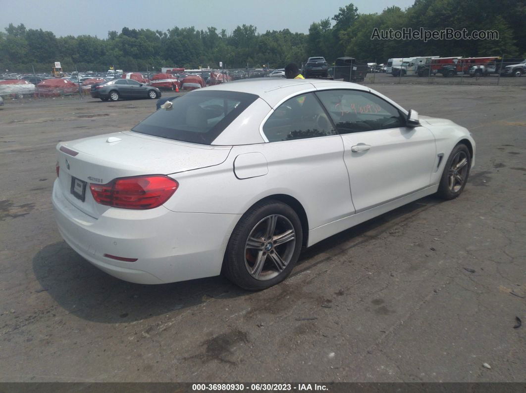 2015 Bmw 4 Series 428i Xdrive White vin: WBA3T1C50FP820724