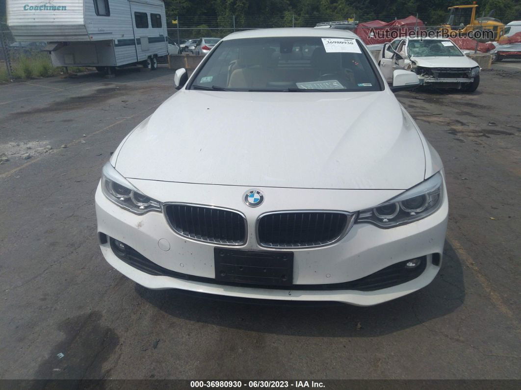 2015 Bmw 4 Series 428i Xdrive Белый vin: WBA3T1C50FP820724