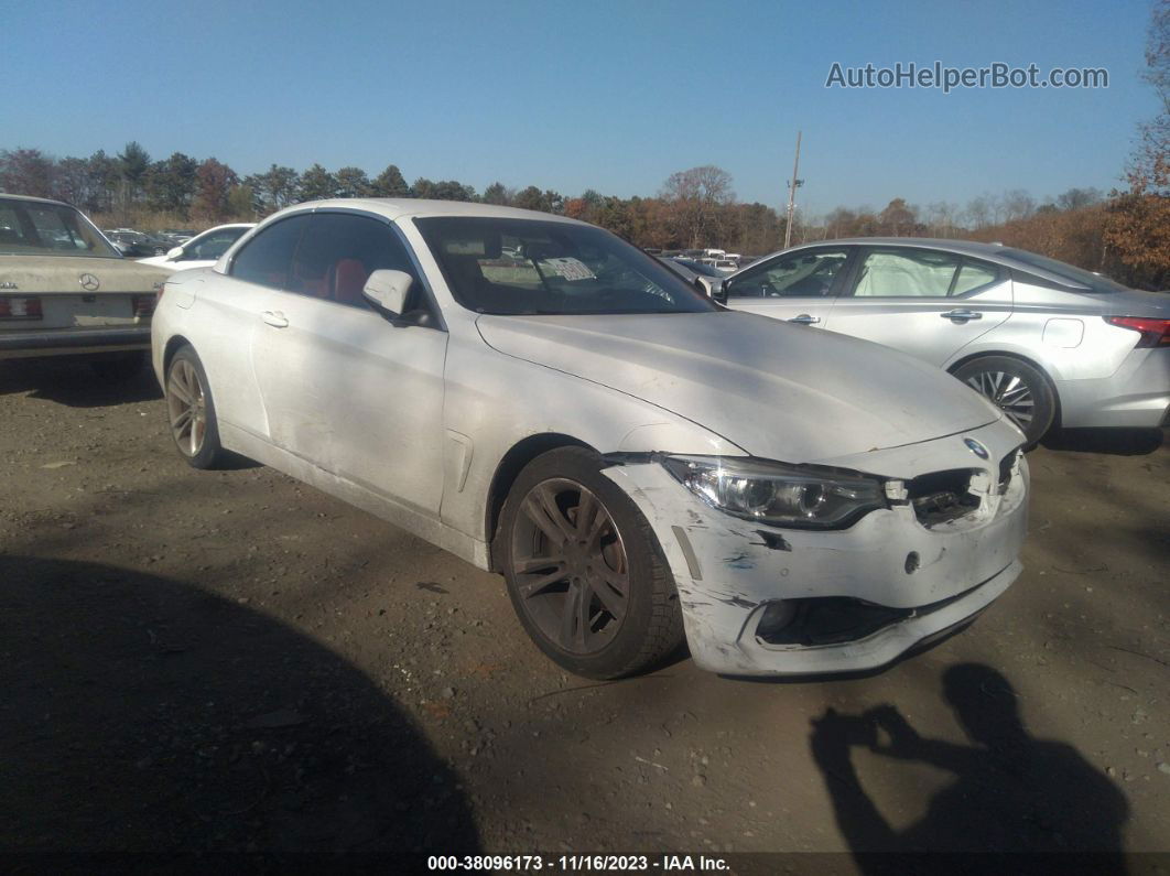 2016 Bmw 428i Xdrive White vin: WBA3T1C51GP822533