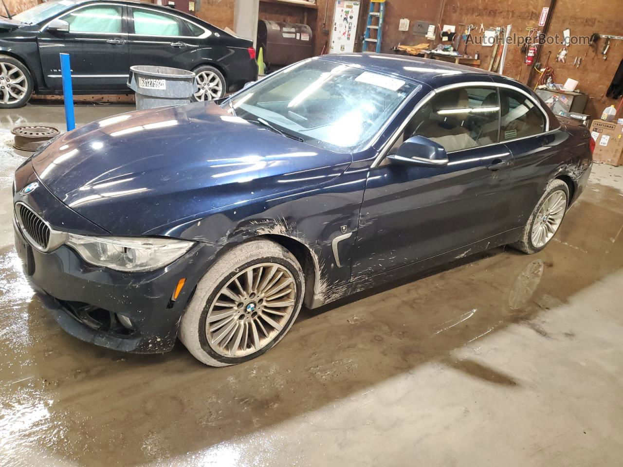 2015 Bmw 428 Xi Sulev Blue vin: WBA3T1C52FP820644