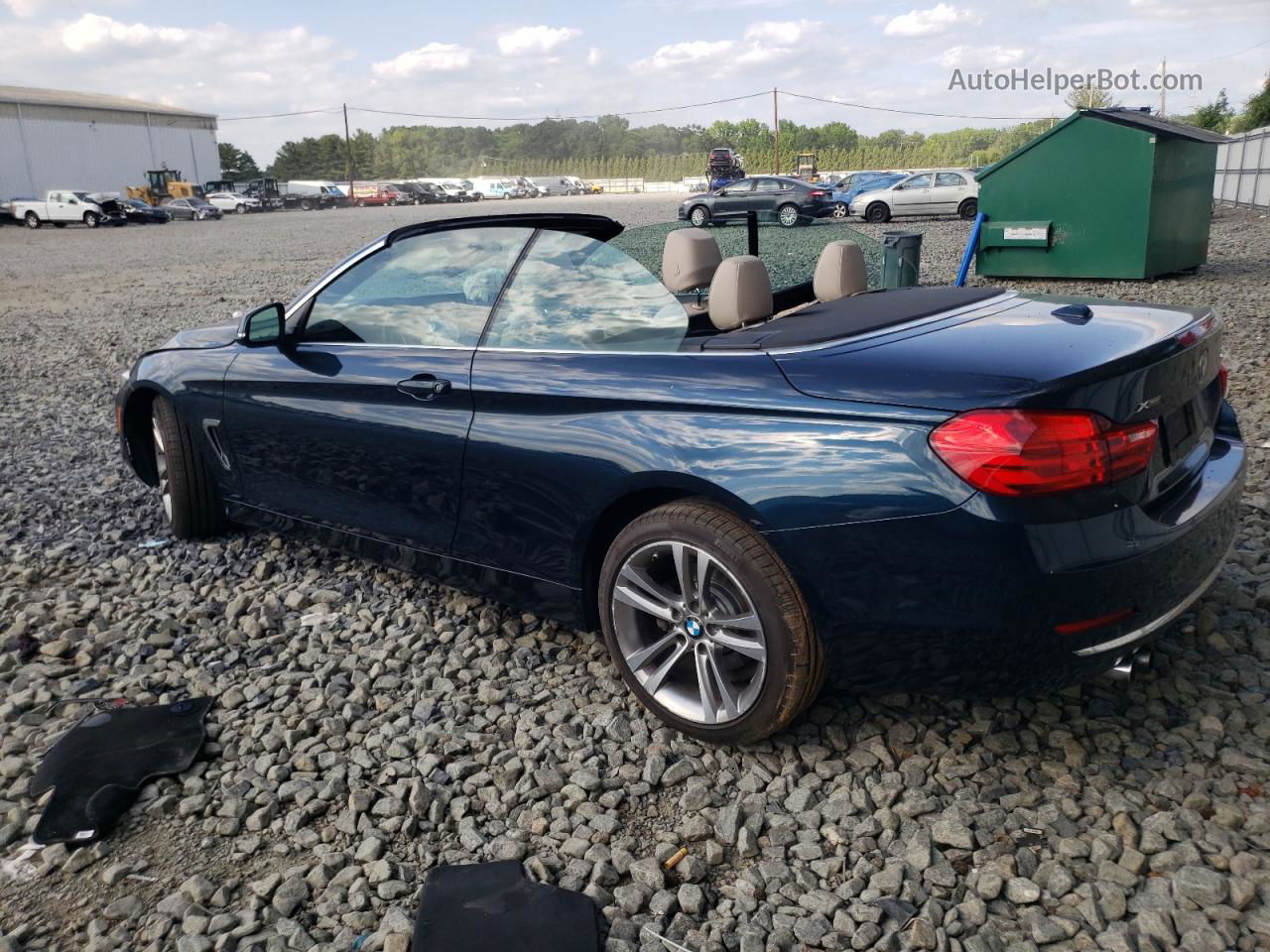 2016 Bmw 428 Xi Sulev Синий vin: WBA3T1C53GP821738