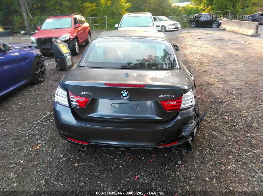 2016 Bmw 428i Xdrive Gray vin: WBA3T1C53GP822209