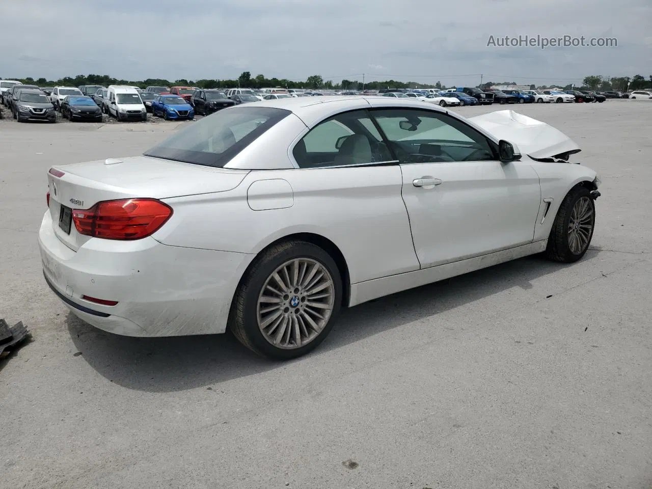 2016 Bmw 428 Xi Sulev White vin: WBA3T1C54GP823210