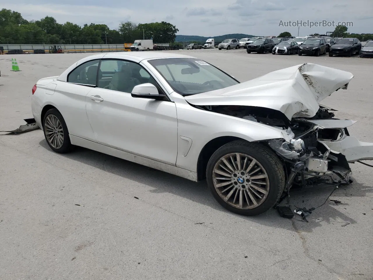 2016 Bmw 428 Xi Sulev Белый vin: WBA3T1C54GP823210