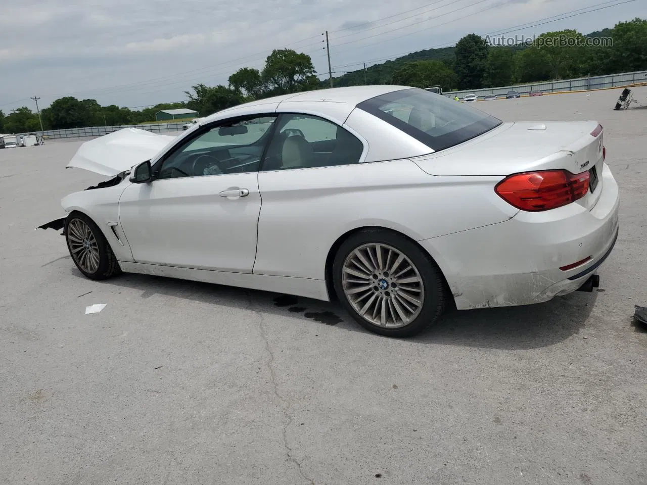 2016 Bmw 428 Xi Sulev White vin: WBA3T1C54GP823210