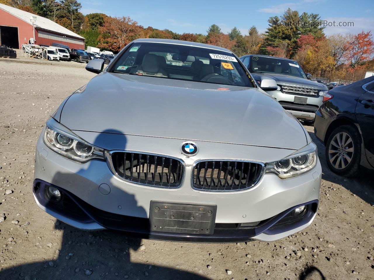 2016 Bmw 428 Xi Sulev Silver vin: WBA3T1C56GP823189