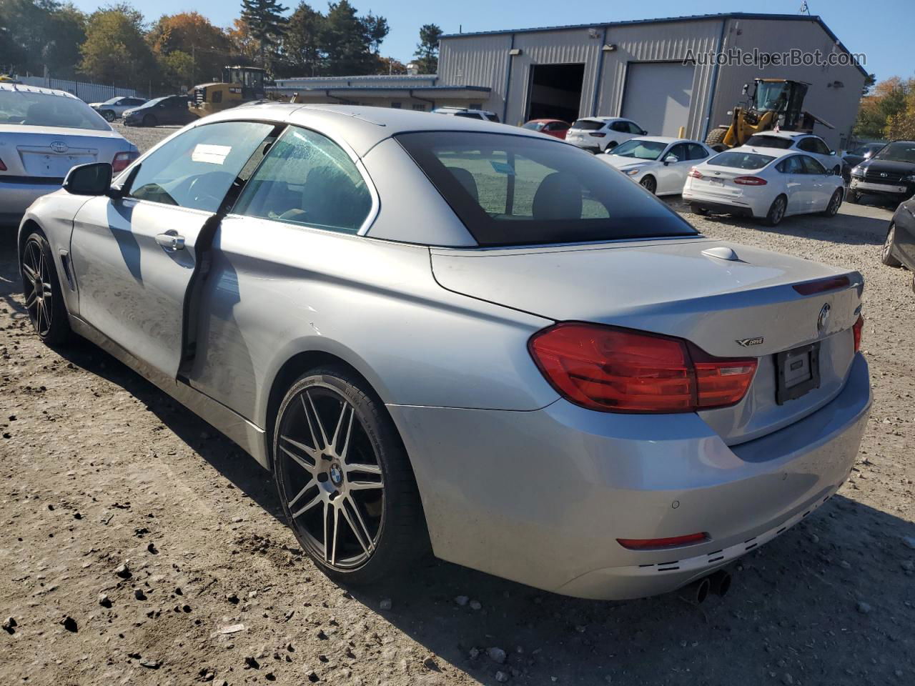 2016 Bmw 428 Xi Sulev Silver vin: WBA3T1C56GP823189