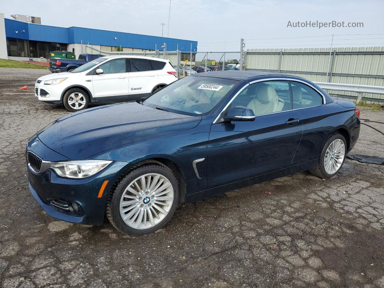 2016 Bmw 428 Xi Sulev Бирюзовый vin: WBA3T1C57GP821709