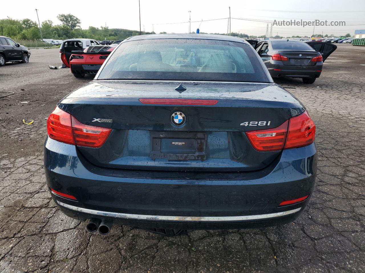 2016 Bmw 428 Xi Sulev Бирюзовый vin: WBA3T1C57GP821709