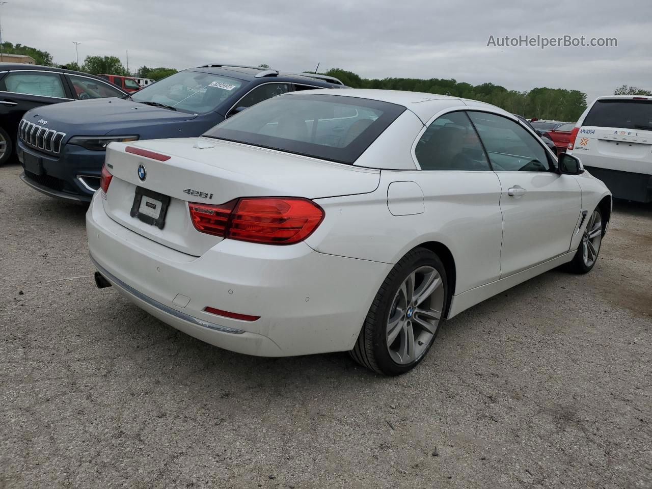 2016 Bmw 428 Xi Sulev White vin: WBA3T1C57GP821998