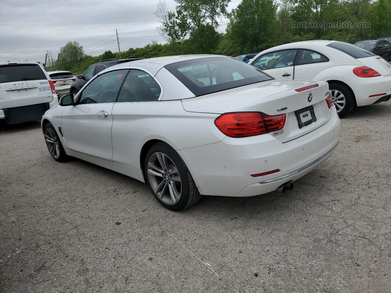 2016 Bmw 428 Xi Sulev White vin: WBA3T1C57GP821998