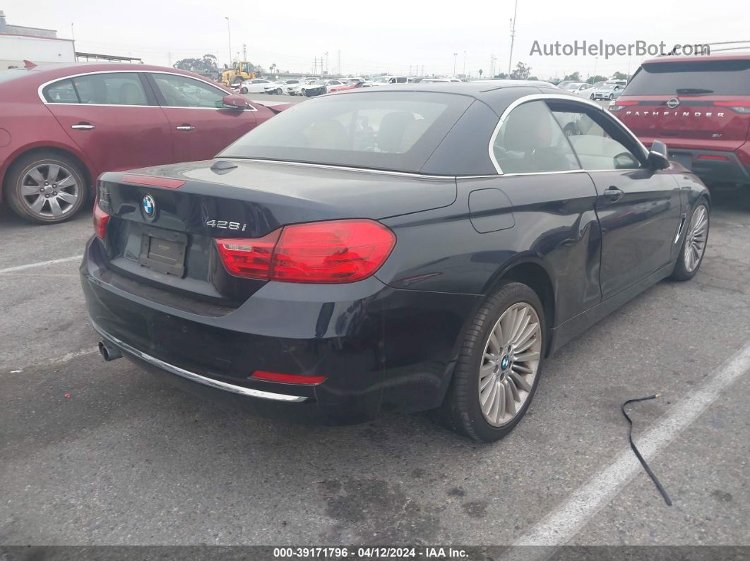 2015 Bmw 428i Xdrive Dark Blue vin: WBA3T1C58FP820261