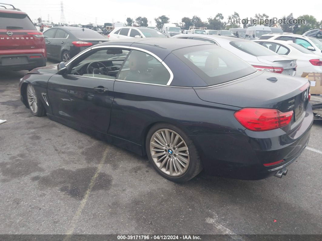 2015 Bmw 428i Xdrive Dark Blue vin: WBA3T1C58FP820261