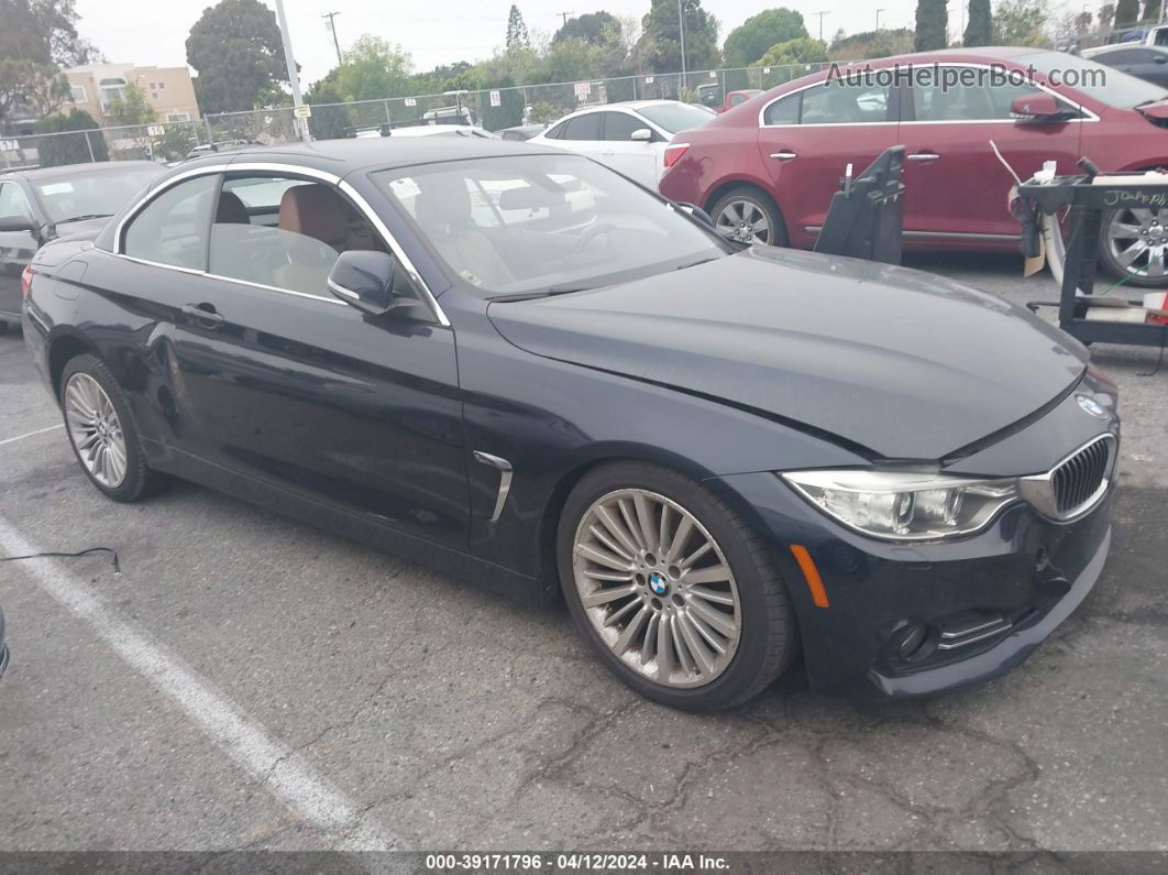 2015 Bmw 428i Xdrive Dark Blue vin: WBA3T1C58FP820261