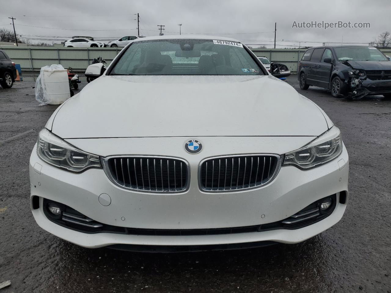 2016 Bmw 428 Xi Sulev White vin: WBA3T1C59G5F38856