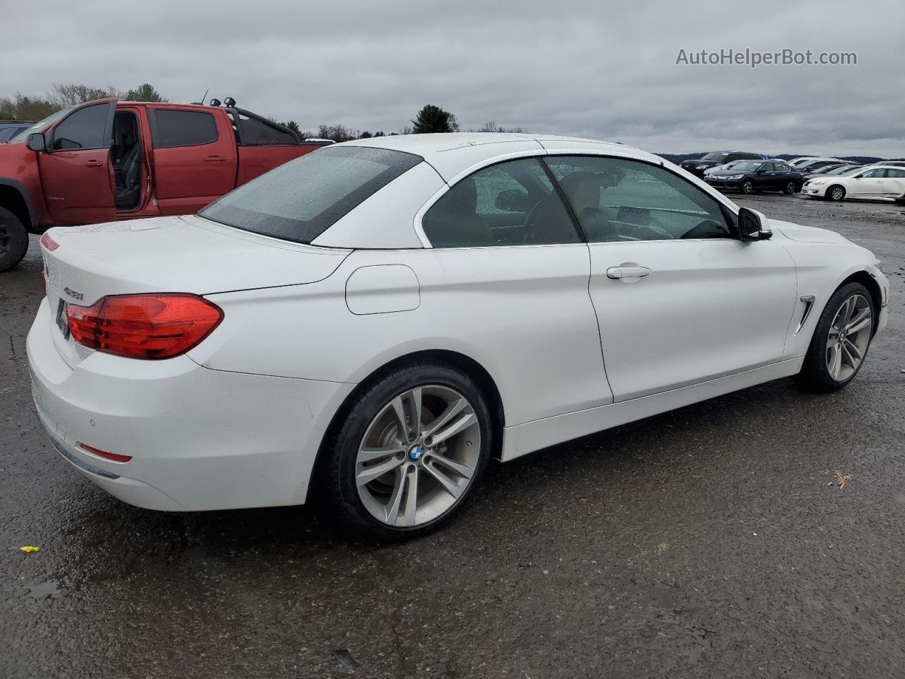 2016 Bmw 428 Xi Sulev White vin: WBA3T1C59G5F38856