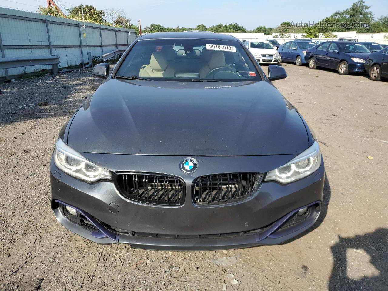 2016 Bmw 428 Xi Sulev Gray vin: WBA3T1C59GP822036