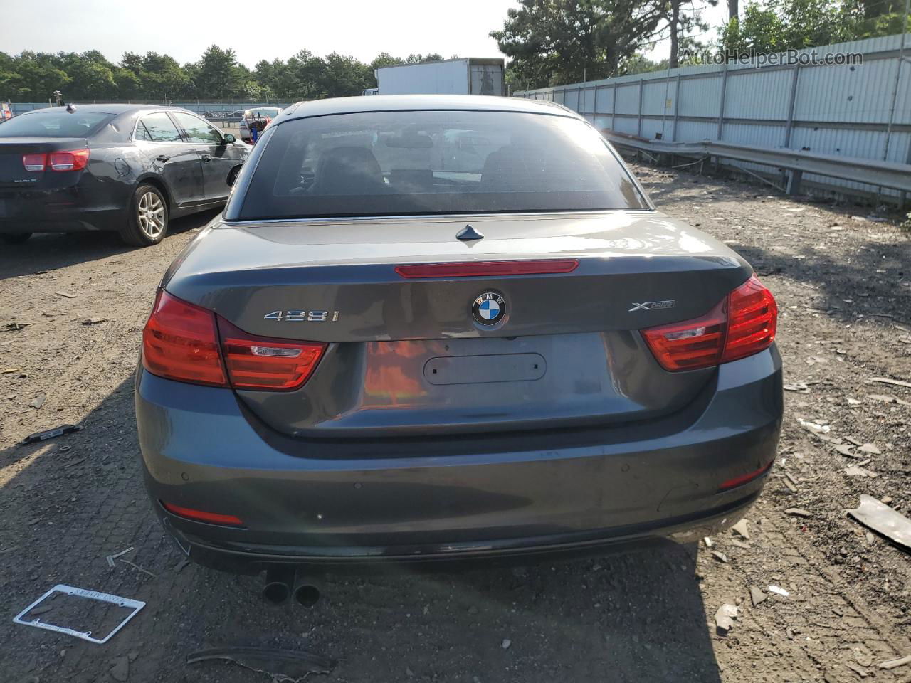 2016 Bmw 428 Xi Sulev Gray vin: WBA3T1C59GP822036