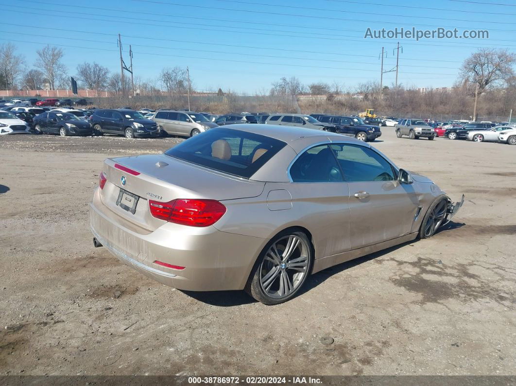 2016 Bmw 428i Xdrive Золотой vin: WBA3T1C59GP822585