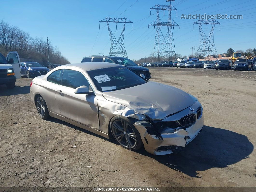 2016 Bmw 428i Xdrive Золотой vin: WBA3T1C59GP822585