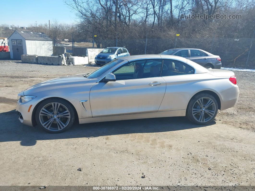 2016 Bmw 428i Xdrive Золотой vin: WBA3T1C59GP822585