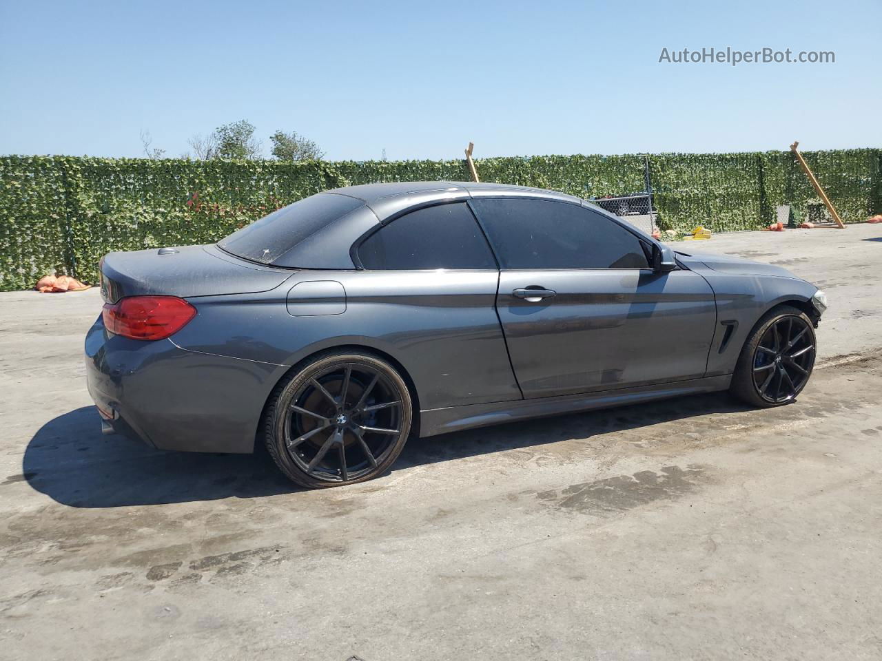 2015 Bmw 435 I Gray vin: WBA3T3C55FP738192