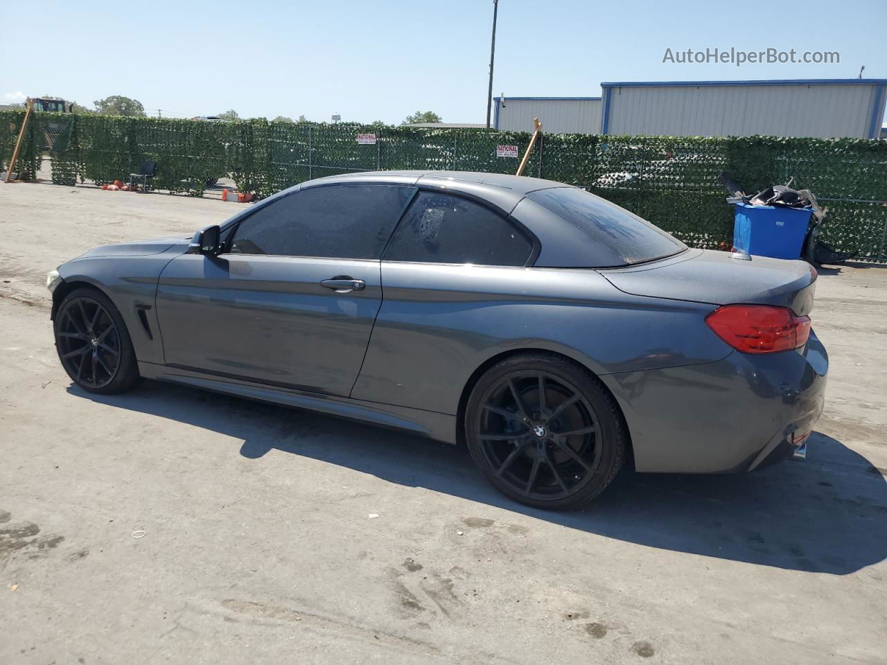 2015 Bmw 435 I Gray vin: WBA3T3C55FP738192