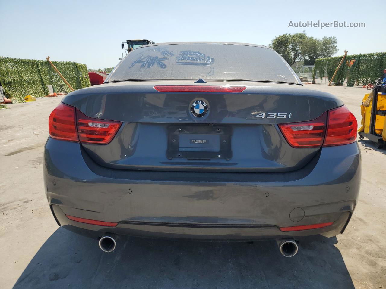 2015 Bmw 435 I Gray vin: WBA3T3C55FP738192