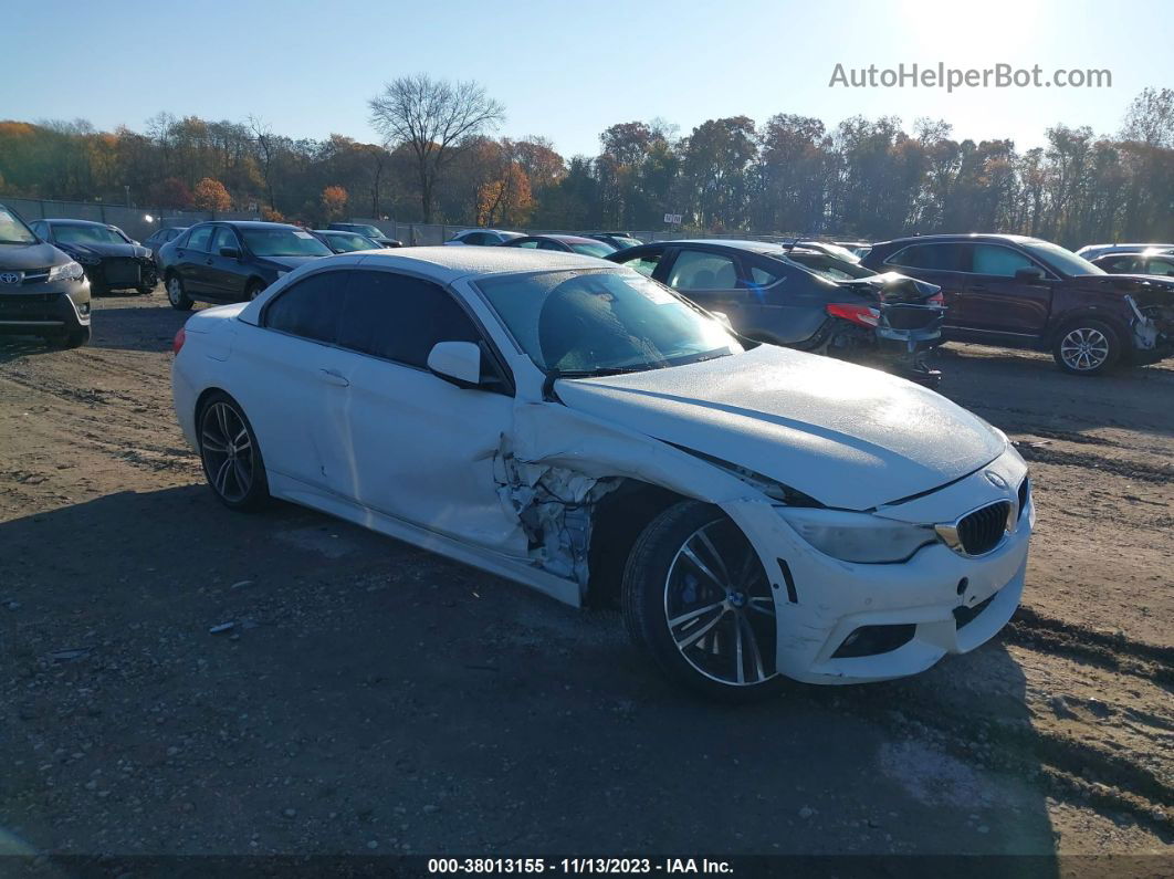 2015 Bmw 435i White vin: WBA3T3C56F5A40673