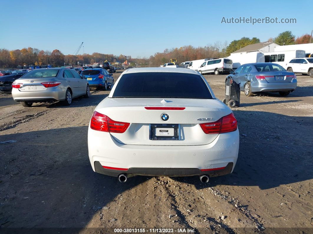 2015 Bmw 435i White vin: WBA3T3C56F5A40673