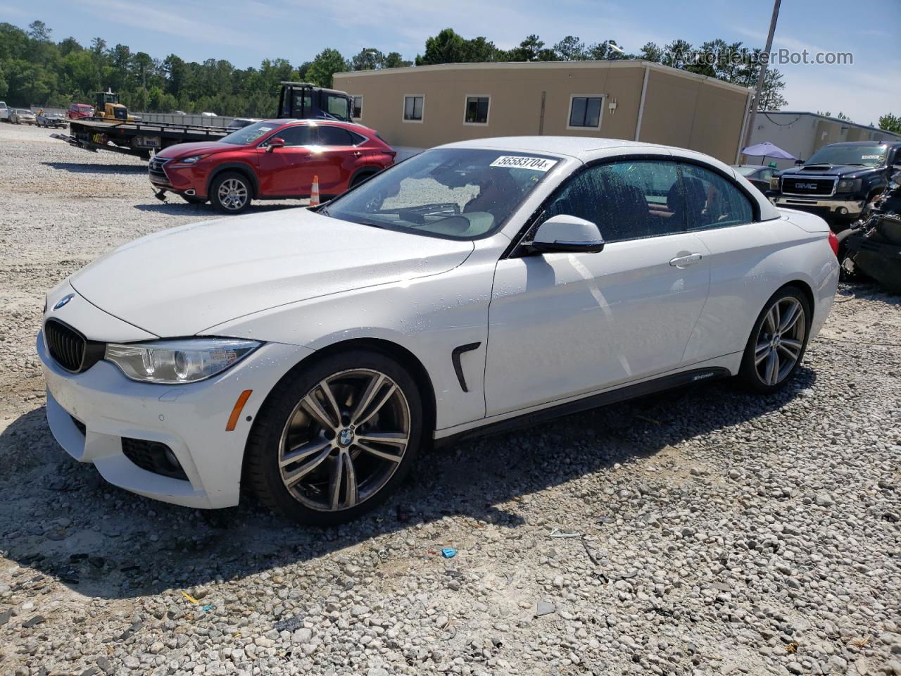 2016 Bmw 435 I White vin: WBA3T3C56G5A42344