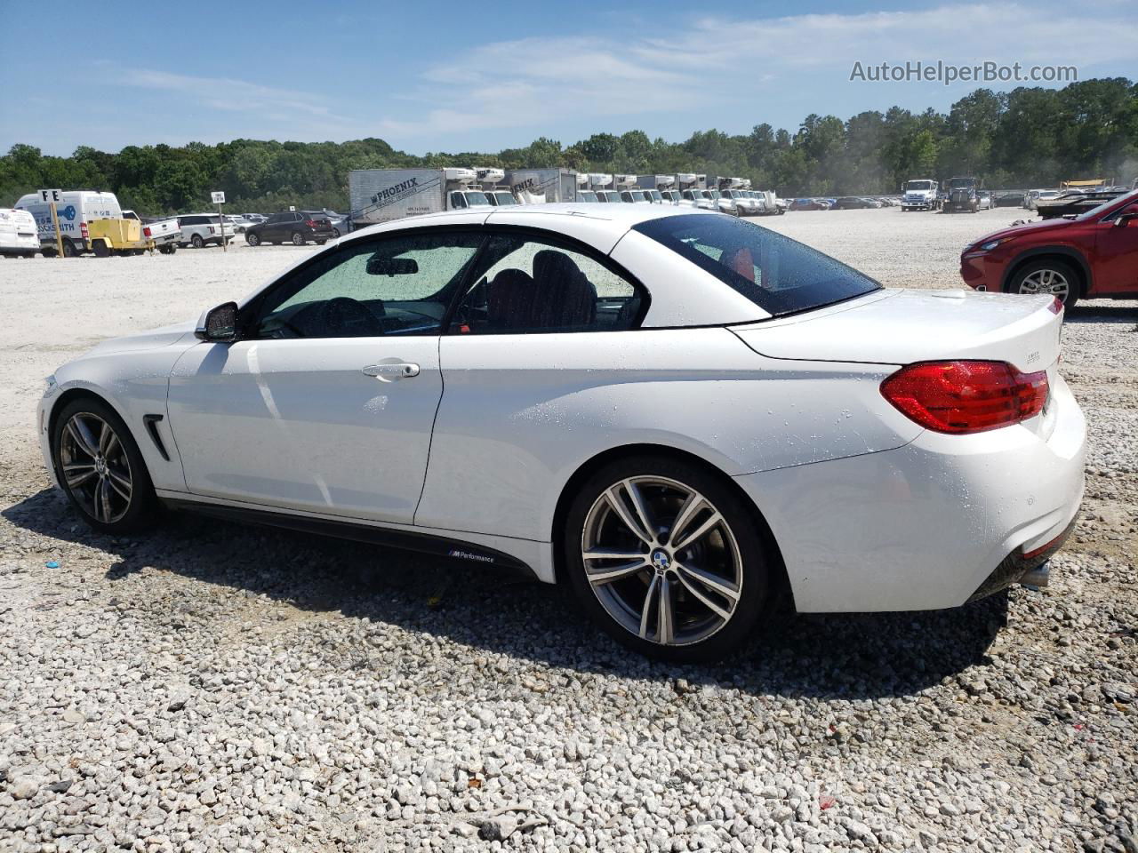 2016 Bmw 435 I White vin: WBA3T3C56G5A42344