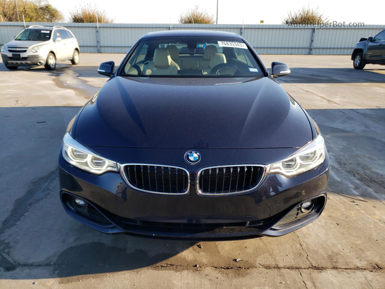 2016 Bmw 435 I Blue vin: WBA3T3C57G5A42059