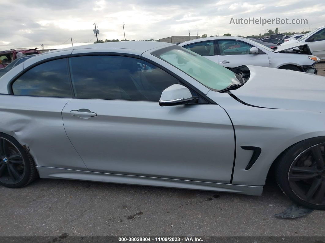 2015 Bmw 435i Silver vin: WBA3T3C5XFP737930