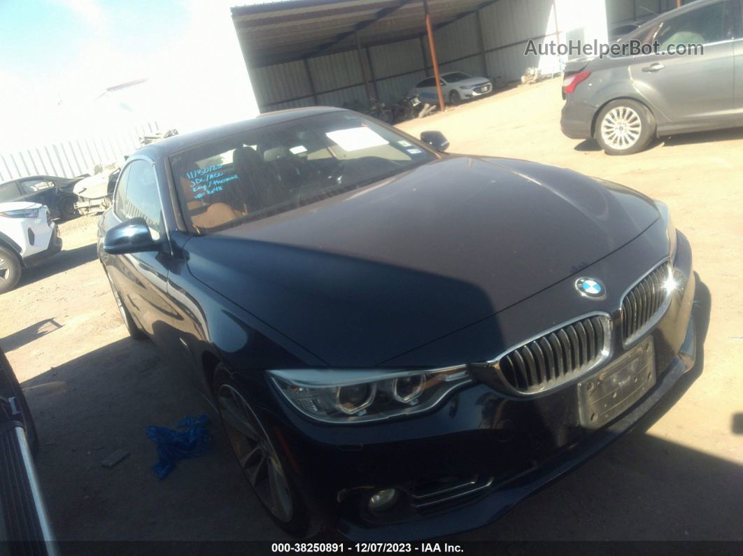 2016 Bmw 435i Black vin: WBA3T3C5XG5A41648