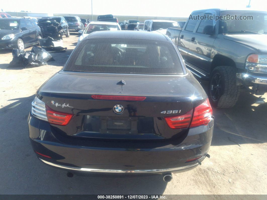 2016 Bmw 435i Black vin: WBA3T3C5XG5A41648