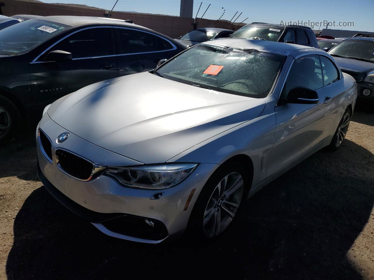 2015 Bmw 435 Xi Silver vin: WBA3T7C54FP942764