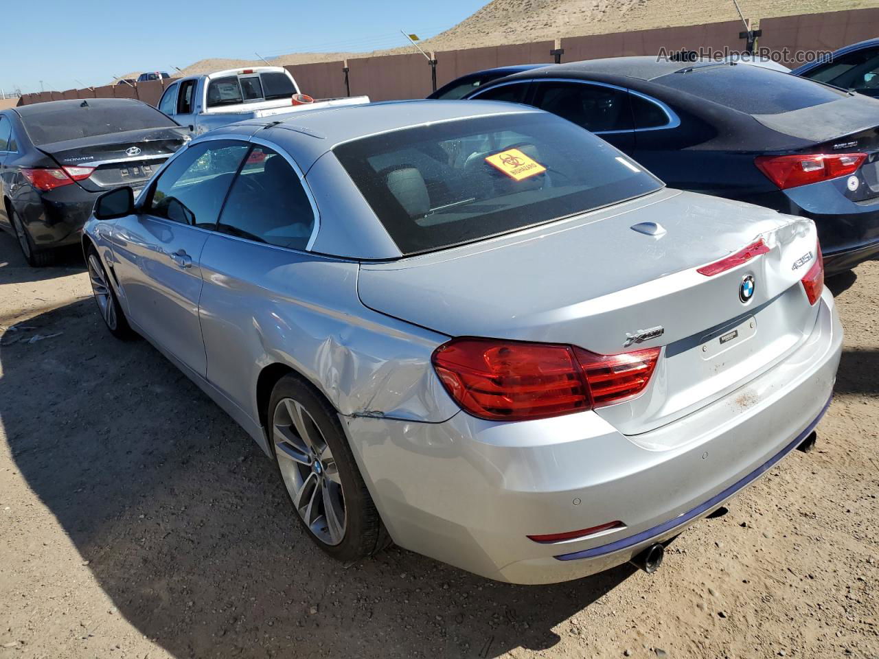 2015 Bmw 435 Xi Silver vin: WBA3T7C54FP942764