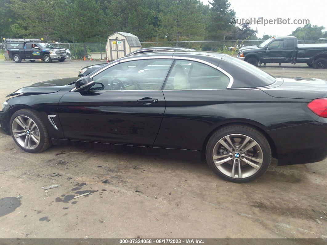 2015 Bmw 4 Series 435i Xdrive Black vin: WBA3T7C55F5A36721