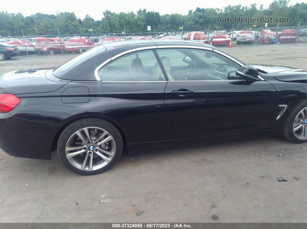 2015 Bmw 4 Series 435i Xdrive Black vin: WBA3T7C55F5A36721